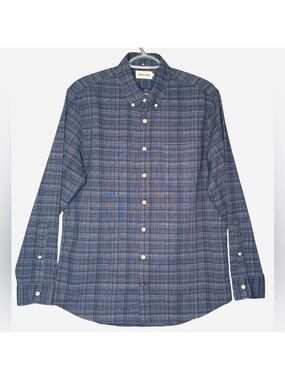 Taylor Stitch Organic Cotton Plaid Shirt Size 40